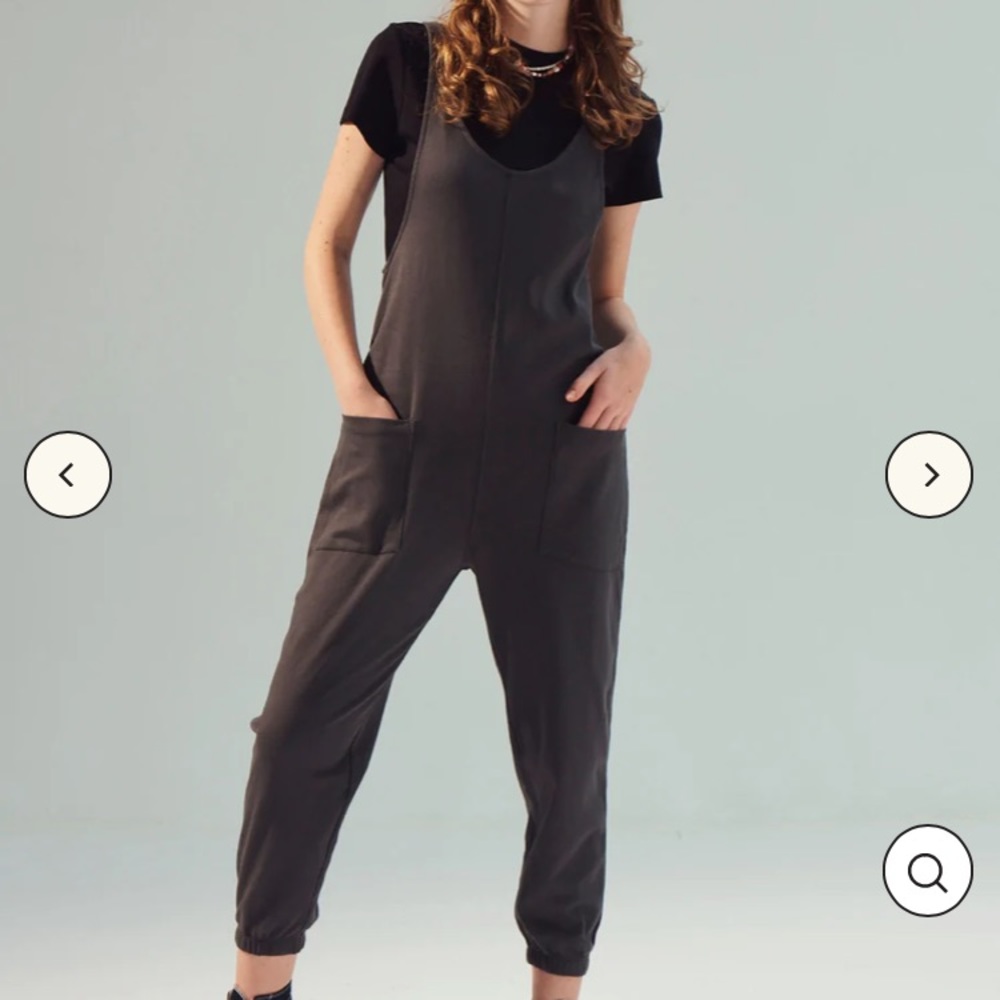 For Days Relaxing Romper Charcoal Small